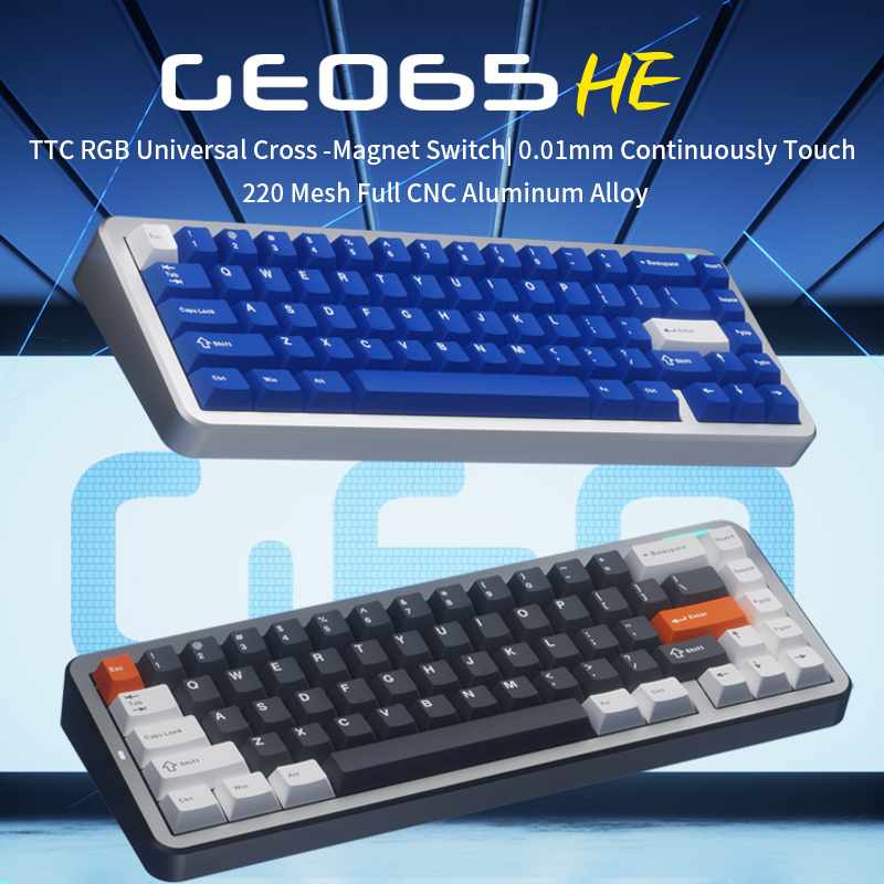 Esports Gaming Kings - FL·ESPORTS GEO65HE Interruttore magnetico Tastiera meccanica